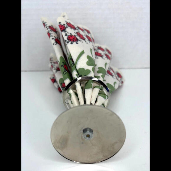 Vintage Metal Umbrella Upright Napkin Holder Stand Novelty - Picture 5 of 8
